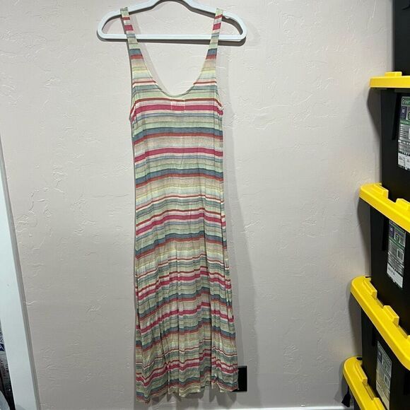 Quick Silver Striped Rainbow Maxi Dress - Picture 4 of 5